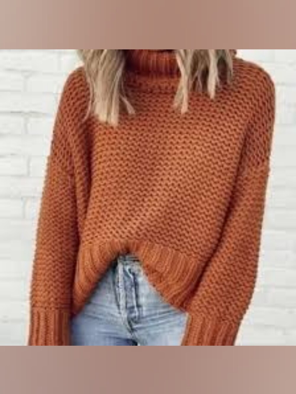 Free People My Only Sunshine Sweater in Tucson Earth Size Large